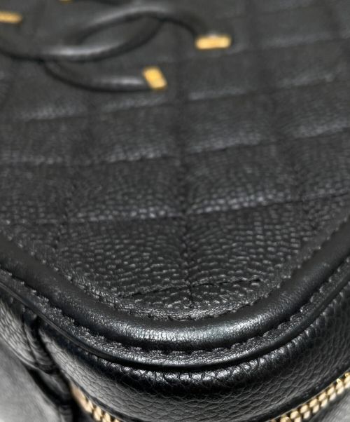 CHANEL（シャネル）CHANEL (シャネル) CCフィリグリー バニティバッグ ブラックの古着・服飾アイテム