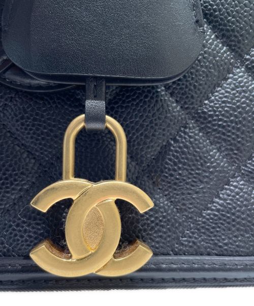 CHANEL（シャネル）CHANEL (シャネル) CCフィリグリー バニティバッグ ブラックの古着・服飾アイテム