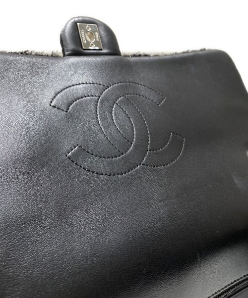 CHANEL（シャネル）CHANEL (シャネル) マトラッセ プールトゥ グリッター ブラック サイズ:33の古着・服飾アイテム