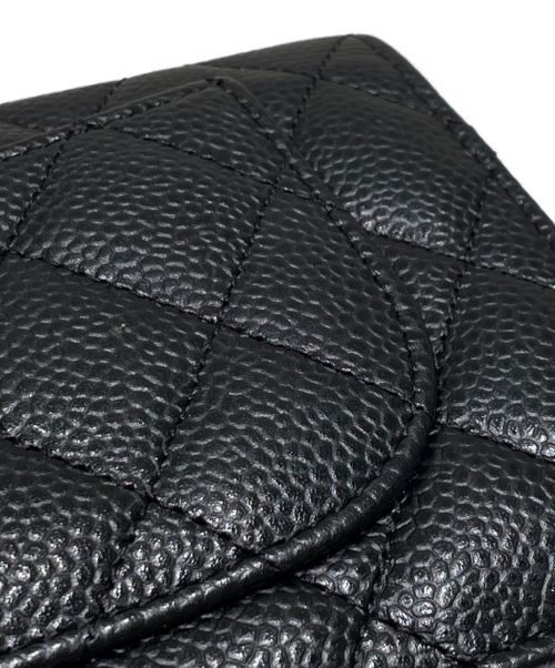 CHANEL（シャネル）CHANEL (シャネル) マトラッセロングウォレット ブラック サイズ:-の古着・服飾アイテム