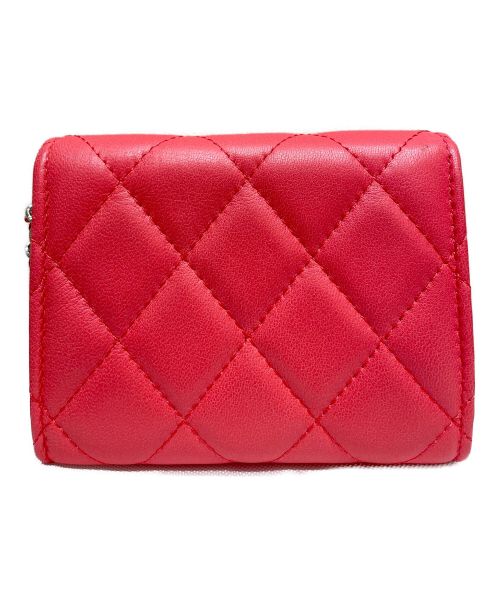 CHANEL（シャネル）CHANEL (シャネル) マトラッセチェーンショルダーコインケース サーモンピンク サイズ:-の古着・服飾アイテム