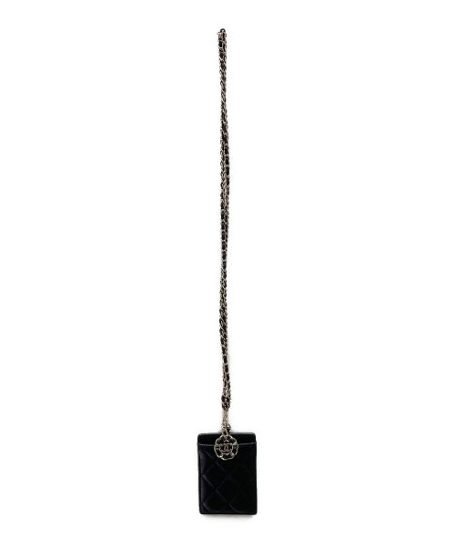 CHANEL（シャネル）CHANEL (シャネル) マトラッセチェーンショルダーパスケース ブラック サイズ:-の古着・服飾アイテム