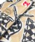 中古・古着 CHANEL (シャネル) チェッカーフラッグショルダーケース ベージュ×ブラック サイズ:12：100000円