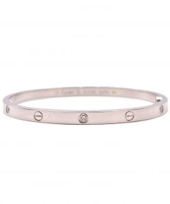 Cartier（カルティエ）の古着「6Pスモールハーフダイヤ LOVE ブレス」