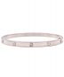Cartier（カルティエ）の古着「6Pスモールハーフダイヤ LOVE ブレス」