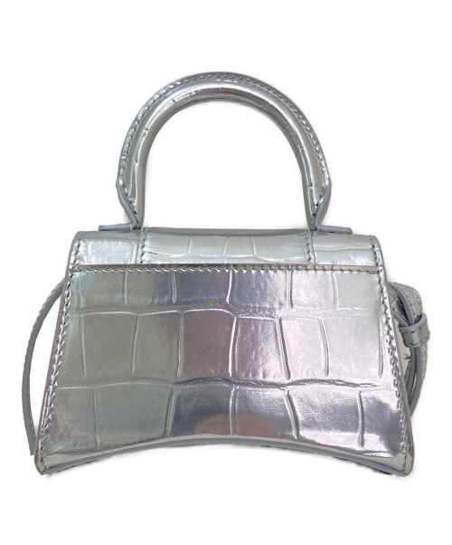 BALENCIAGA（バレンシアガ）BALENCIAGA (バレンシアガ) アワーグラスミニ シルバー サイズ:ミニの古着・服飾アイテム