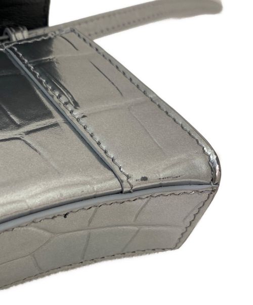 BALENCIAGA（バレンシアガ）BALENCIAGA (バレンシアガ) アワーグラスミニ シルバー サイズ:ミニの古着・服飾アイテム