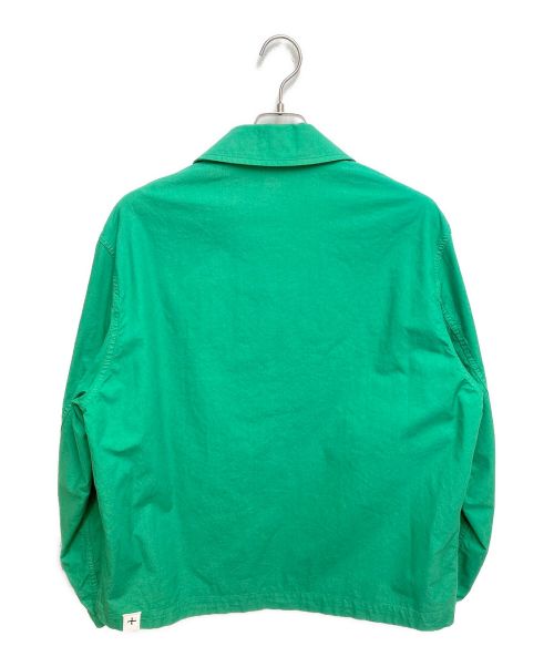 JIL SANDER+（ジルサンダープラス）JIL SANDER+ (ジルサンダープラス) リングジップジャケット グリーン サイズ:48の古着・服飾アイテム