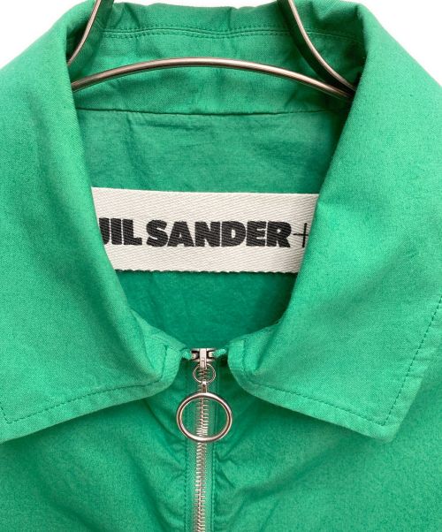 JIL SANDER+（ジルサンダープラス）JIL SANDER+ (ジルサンダープラス) リングジップジャケット グリーン サイズ:48の古着・服飾アイテム