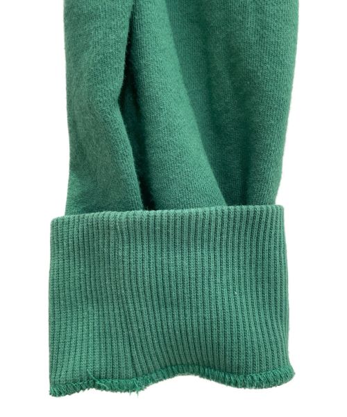CELINE（セリーヌ）CELINE (セリーヌ) クロップド スウェットシャツ コットンフリース グリーン サイズ:XSの古着・服飾アイテム