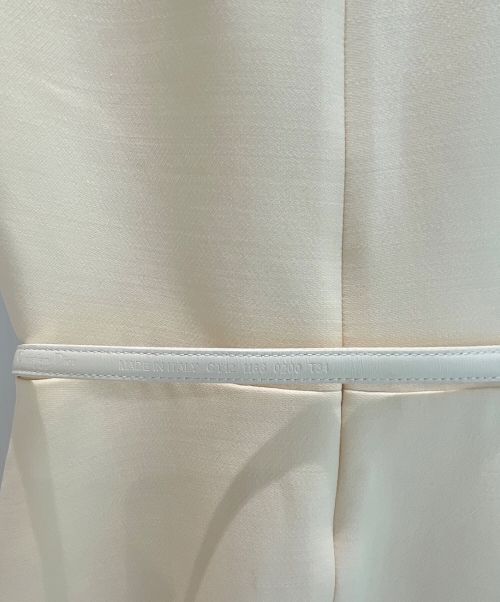 Christian Dior（クリスチャン ディオール）Christian Dior (クリスチャン ディオール) カシュクールドレスワンピース アイボリー サイズ:34の古着・服飾アイテム