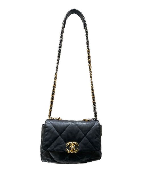 CHANEL（シャネル）CHANEL (シャネル) ジャイアントマトラッセチェーンショルダーバッグ ブラック サイズ:26の古着・服飾アイテム