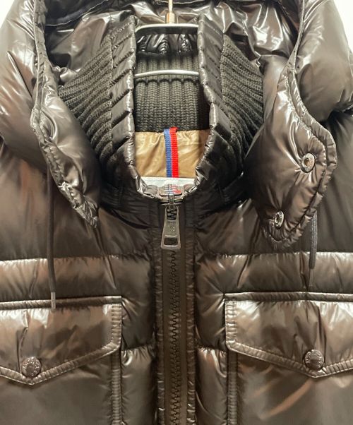 MONCLER（モンクレール）MONCLER (モンクレール) FEDOR/ダウンジャケット ブラウン サイズ:3の古着・服飾アイテム