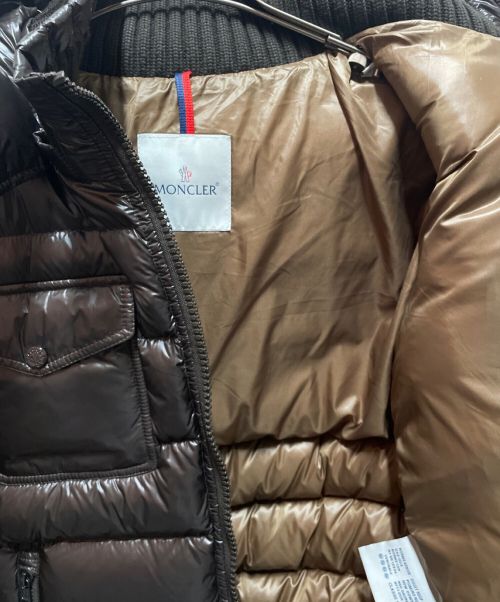MONCLER（モンクレール）MONCLER (モンクレール) FEDOR/ダウンジャケット ブラウン サイズ:3の古着・服飾アイテム