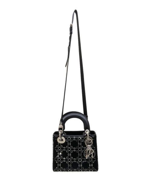 Christian Dior（クリスチャン ディオール）Christian Dior (クリスチャン ディオール) Lady Dior mini ブラック サイズ:miniの古着・服飾アイテム