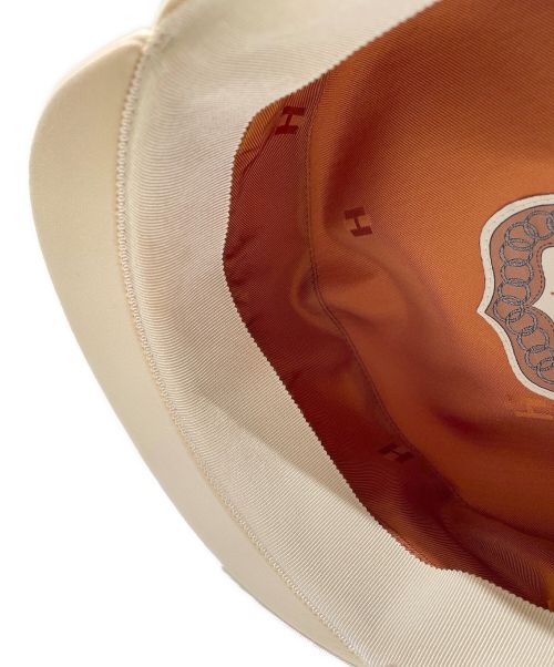 HERMES（エルメス）HERMES (エルメス) カブールクリケティスキャスケット ベージュ サイズ:58の古着・服飾アイテム