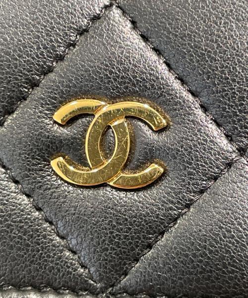 CHANEL（シャネル）CHANEL (シャネル) マトラッセロングウォレット ブラックの古着・服飾アイテム