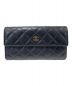 CHANEL（シャネル）の古着「マトラッセロングウォレット」｜ブラック