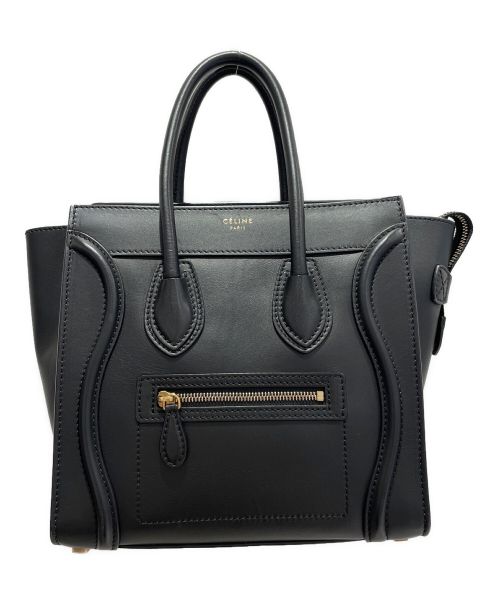 CELINE（セリーヌ）CELINE (セリーヌ) ラゲージ マイクロ ブラック サイズ:マイクロの古着・服飾アイテム