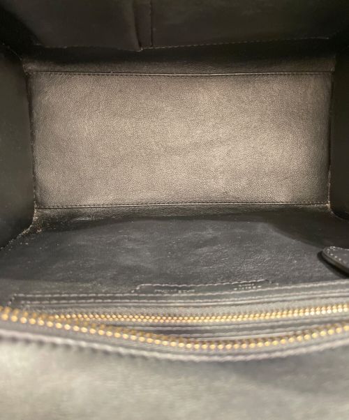 CELINE（セリーヌ）CELINE (セリーヌ) ラゲージ マイクロ ブラック サイズ:マイクロの古着・服飾アイテム