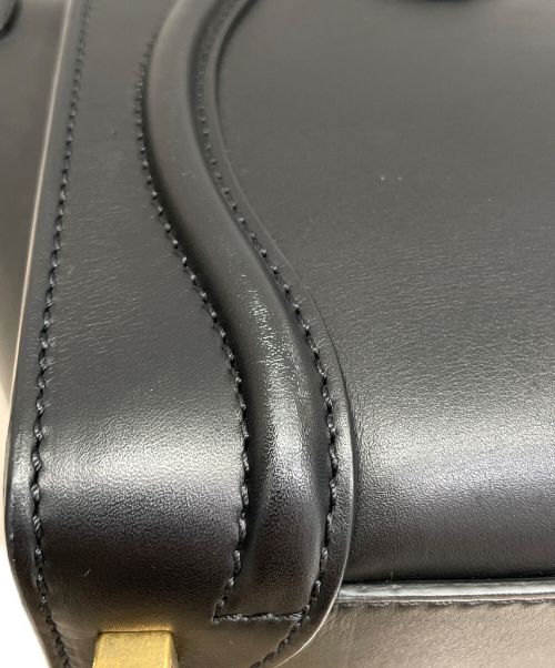 CELINE（セリーヌ）CELINE (セリーヌ) ラゲージ マイクロ ブラック サイズ:マイクロの古着・服飾アイテム