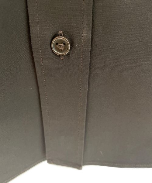 BOTTEGA VENETA（ボッテガベネタ）BOTTEGA VENETA (ボッテガベネタ) レギュラーカラーオーバーサイズシャツ ブラウン サイズ:41の古着・服飾アイテム