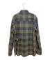 BOTTEGA VENETA (ボッテガベネタ) ブロックチェックカバーオールシャツ カーキ サイズ:50：39800円