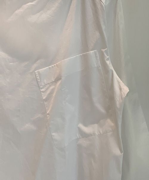 HERMES（エルメス）HERMES (エルメス) コットンプルオーバーシャツ ホワイト サイズ:42の古着・服飾アイテム