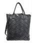 BOTTEGA VENETA（ボッテガベネタ）の古着「マキシイントレチャートトートバッグ」｜ブラック