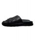 BOTTEGA VENETA (ボッテガベネタ) イントレチャートスライドレザーサンダル ブラック サイズ:43：44800円
