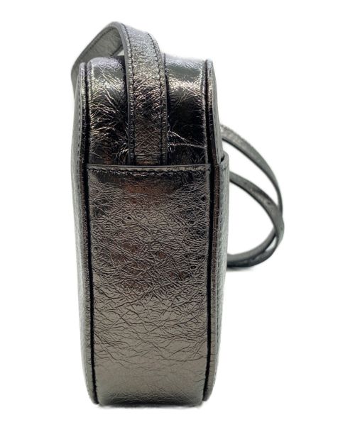 BALENCIAGA（バレンシアガ）BALENCIAGA (バレンシアガ) ロゴショルダーバッグ シルバー サイズ:-の古着・服飾アイテム
