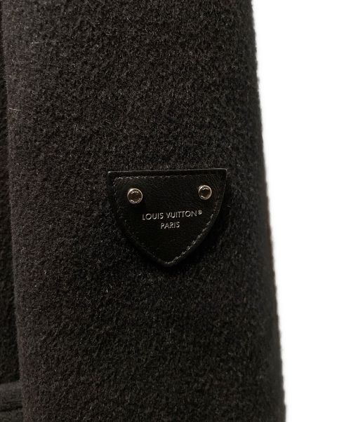 LOUIS VUITTON（ルイ ヴィトン）LOUIS VUITTON (ルイ ヴィトン) フーデッドラップコート ブラック サイズ:36の古着・服飾アイテム