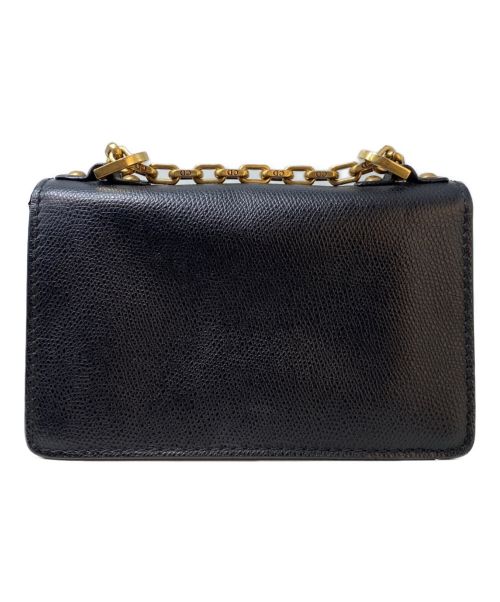 Christian Dior（クリスチャン ディオール）Christian Dior (クリスチャン ディオール) ジャディオール ショルダーバッグ ブラック×ゴールドの古着・服飾アイテム