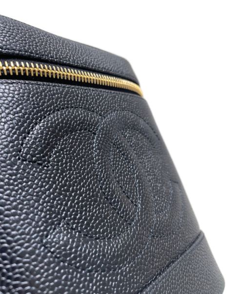 CHANEL（シャネル）CHANEL (シャネル) バニティバッグ ブラック サイズ:15の古着・服飾アイテム