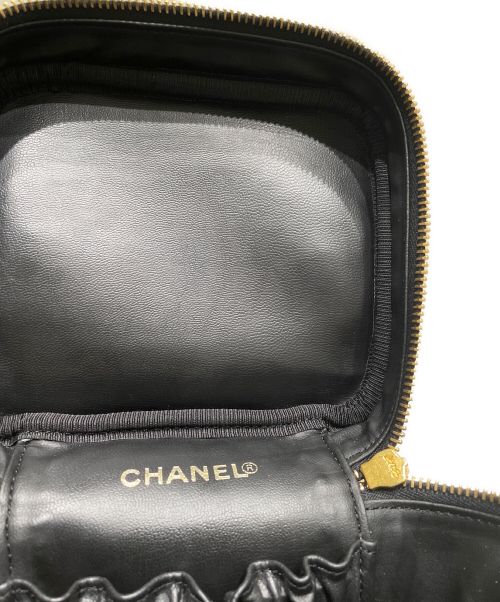 CHANEL（シャネル）CHANEL (シャネル) バニティバッグ ブラック サイズ:15の古着・服飾アイテム
