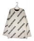 BALENCIAGA（バレンシアガ）の古着「ALLOVER LOGO KNIT」｜アイボリー
