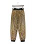 GUCCI (グッチ) ゴールド総柄リブパンツ ゴールド サイズ:XS：39800円