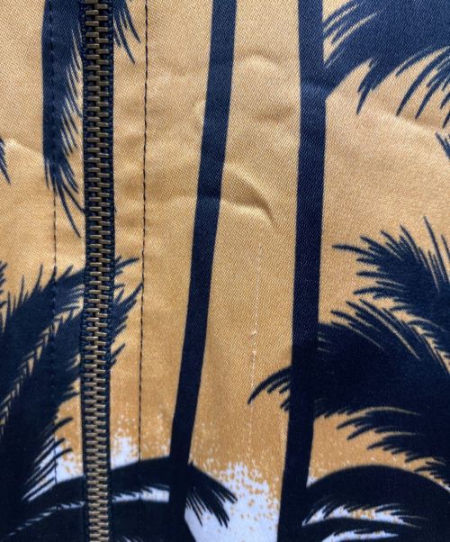 Saint Laurent Paris（サンローランパリ）Saint Laurent Paris (サンローランパリ) 16SS エディ期 パームツリージャケット/Archive ゴールド×オレンジ サイズ:38の古着・服飾アイテム