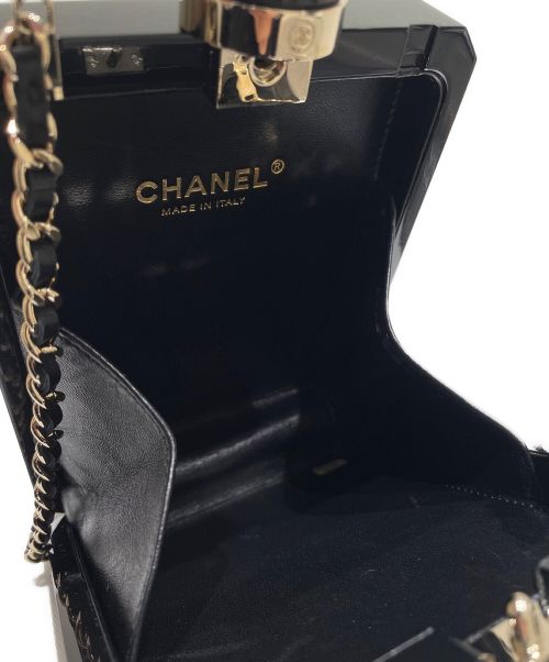CHANEL（シャネル）CHANEL (シャネル) ココボトルチェーンショルダーバッグ ブラック×ゴールド サイズ:-の古着・服飾アイテム