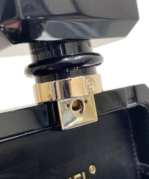 CHANEL（シャネル）CHANEL (シャネル) ココボトルチェーンショルダーバッグ ブラック×ゴールド サイズ:-の古着・服飾アイテム