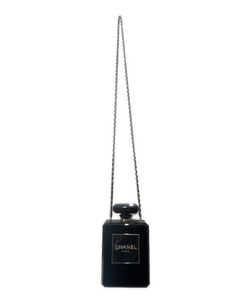 CHANEL（シャネル）CHANEL (シャネル) ココボトルチェーンショルダーバッグ ブラック×ゴールド サイズ:-の古着・服飾アイテム