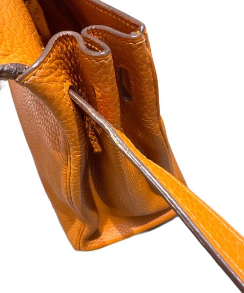 HERMES（エルメス）HERMES (エルメス) ケリー28 内縫い ▢H刻印 シルバー金具 オレンジ サイズ:28の古着・服飾アイテム