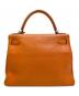 HERMES (エルメス) ケリー28 内縫い ▢H刻印 シルバー金具 オレンジ サイズ:28：880000円