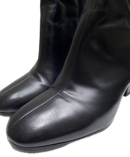 HERMES（エルメス）HERMES (エルメス) エクスリブリス ショートブーツ ブラック サイズ:36の古着・服飾アイテム