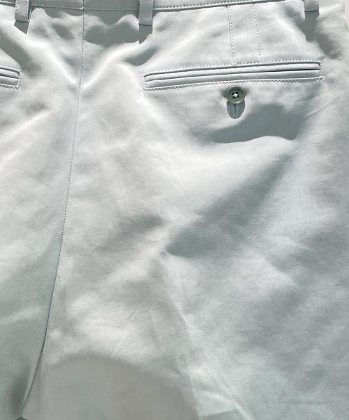 HERMES（エルメス）HERMES (エルメス) ツータックワイドテーパードスラックス スカイブルー サイズ:38の古着・服飾アイテム