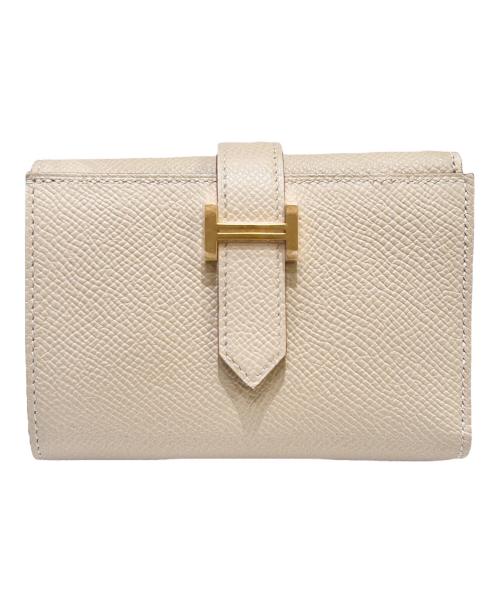HERMES（エルメス）HERMES (エルメス) ベアンコンビネ ウォレット ナタ×ゴールド金具 サイズ:- 未使用品の古着・服飾アイテム