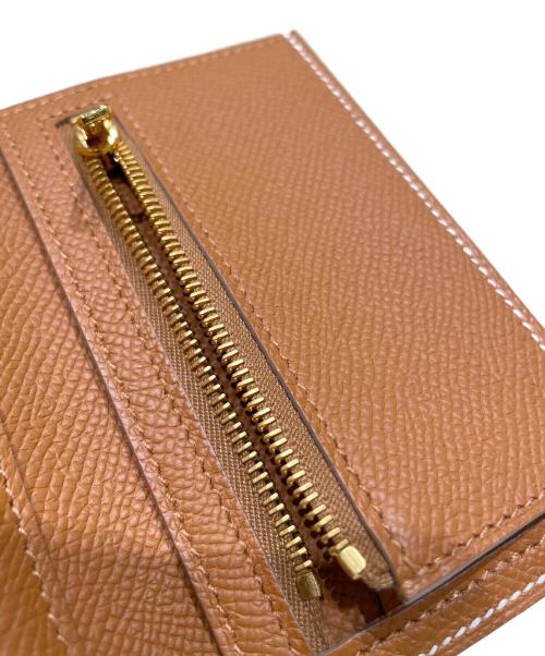 HERMES（エルメス）HERMES (エルメス) ベアンコンビネ ウォレット ナタ×ゴールド金具 サイズ:- 未使用品の古着・服飾アイテム