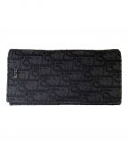 Diorディオール）の古着「トロッター長財布」｜ブラック