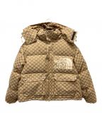 GUCCI×THENORTHFACEグッチ×ザ ノース フェイス）の古着「GG Canvas Bomber Jacket」｜ベージュ