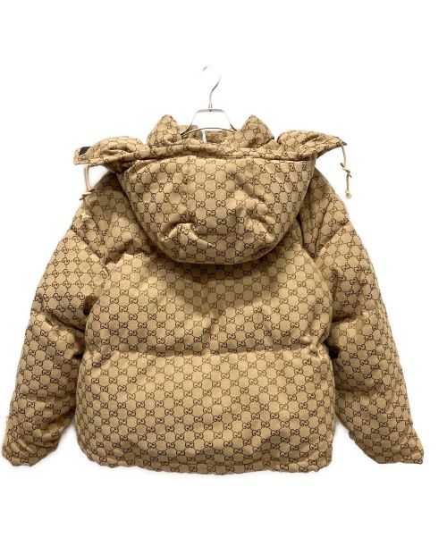 GUCCI（グッチ）GUCCI (グッチ) THENORTHFACE (ザ ノース フェイス) GG Canvas Bomber Jacket ベージュ サイズ:S 未使用品の古着・服飾アイテム